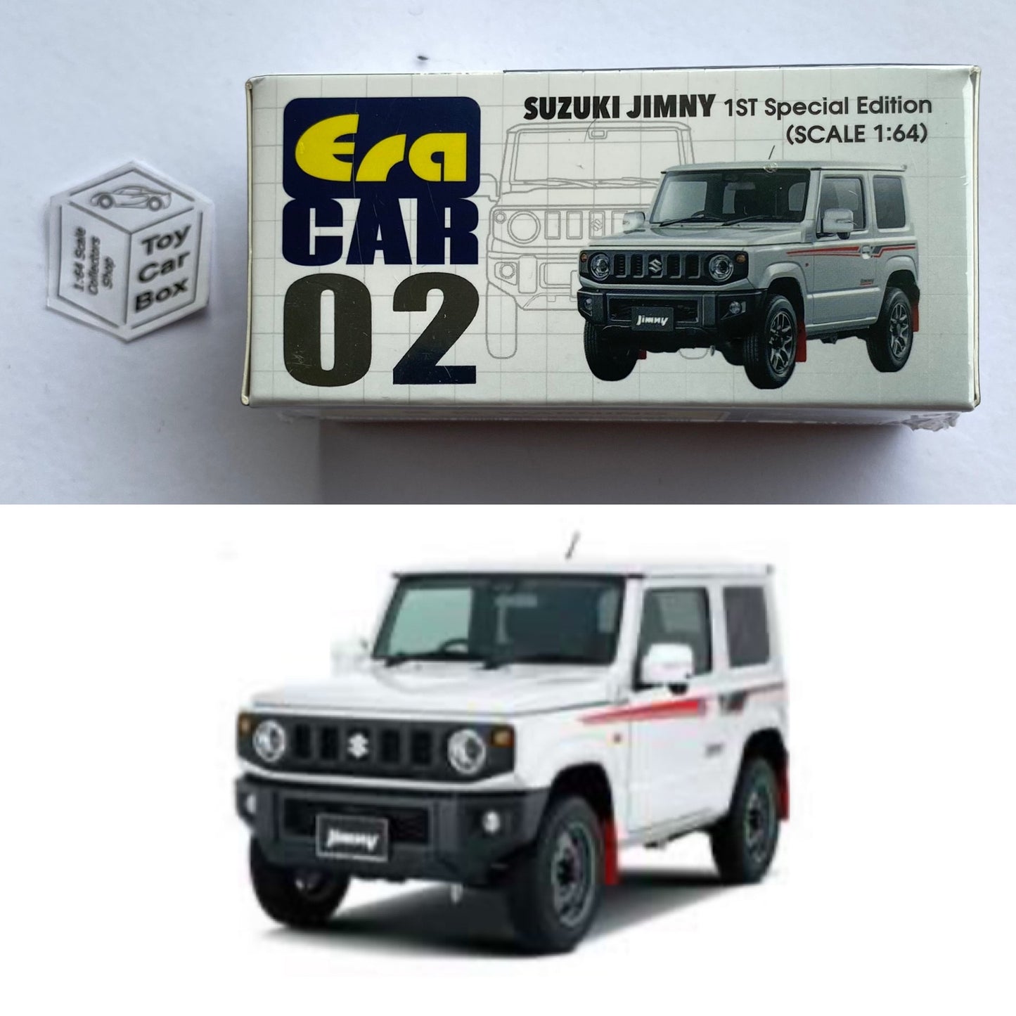 ERA CAR - Suzuki Jimny 1st Special Edition (1:64 Scale - White - Boxed) K76