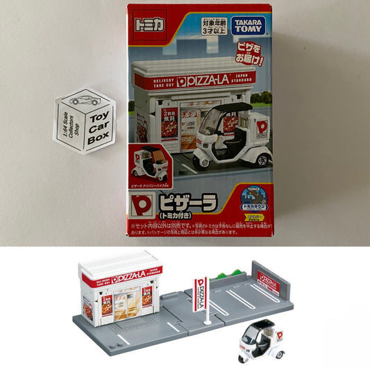 TOMICA Town - Pizza-La Store & Delivery Bike (Boxed) P37