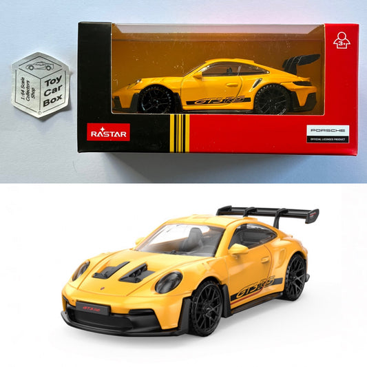 RASTAR 1/43 - Porsche 911 GT3 RS - 992 (Yellow - Unopened Boxed) D55g