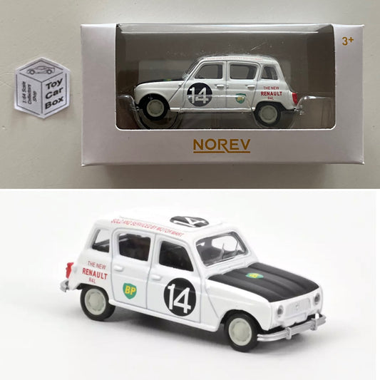 NOREV 1:64 Scale* - 1962 Renault 4L (East African Safari No.14 - Boxed) F22g