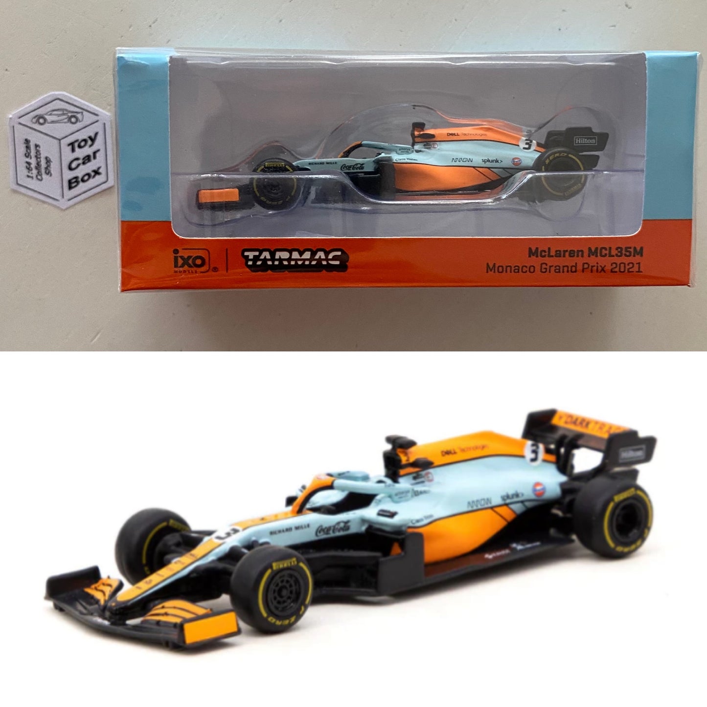 TARMAC - McLaren MCL35M (Lando Norris - 2021 Monaco Grand Prix) R65