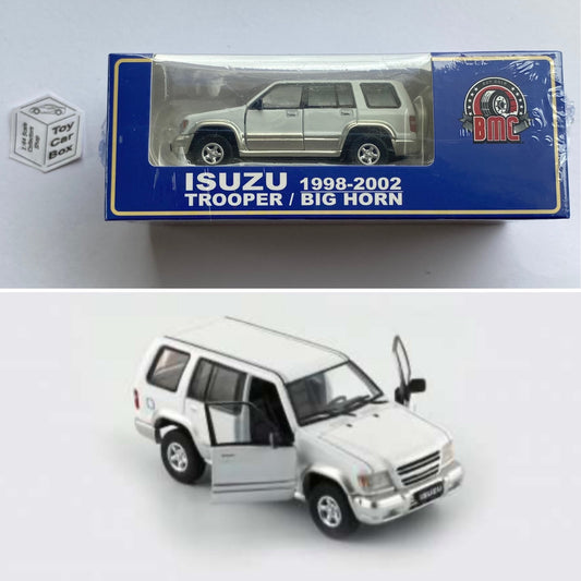 BM CREATIONS - Isuzu Trooper aka Holden Jackaroo (1:64 Scale - White - RHD) M00g