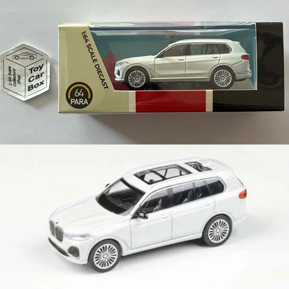 PARA64 - BMW X7 G07 (White - 1/64 Scale - Boxed) P50g