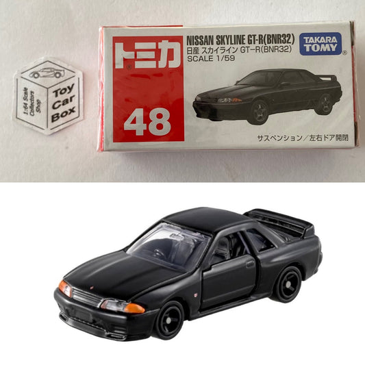 TOMICA Regular #48 - Nissan Skyline GT-R BNR32 (Grey - 1/59 Scale - Boxed) E99