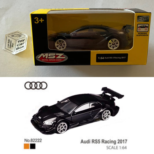 MSZ - Audi RS5 Racing 2017 (Black - 1/64 Scale* - Boxed) B49