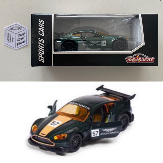 MAJORETTE - Aston Martin Vantage GT8 (Green - Sports Cars Box) 1/64 Scale* -D72