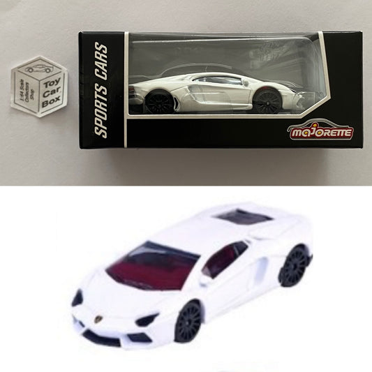 MAJORETTE - Lamborghini Aventador (White - Sports Cars Box) 1/64 Scale* - D72