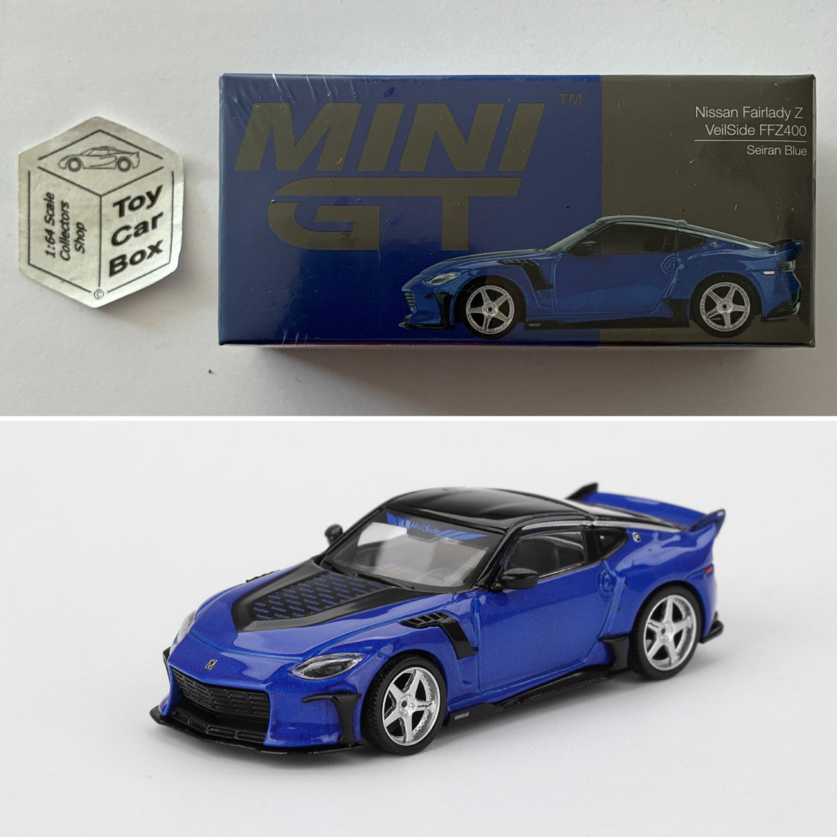MINI GT #1167 - Nissan Fairlady Z VeilSide FFZ400 (Seiran Blue - 1/64) N50g