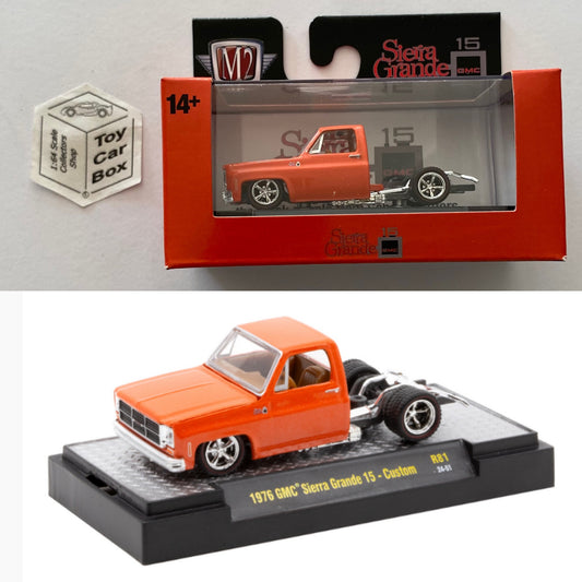 M2 MACHINES - 1976 GMC Sierra Grande 15 Custom (Detroit Muscle R81 - 1/64) L92g