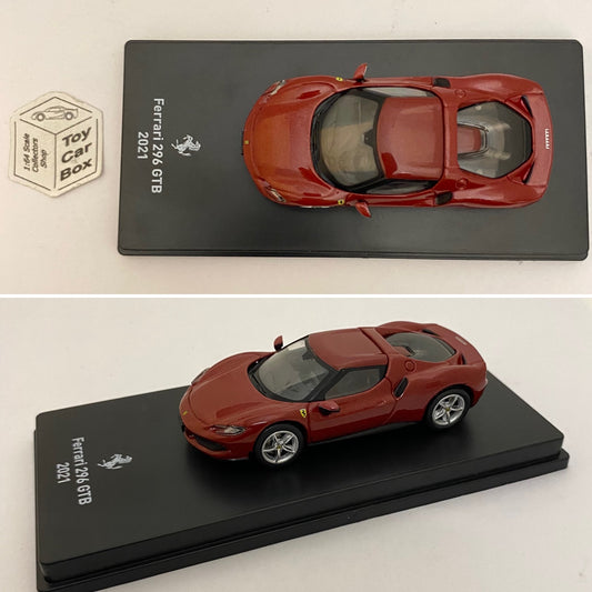 CENTAURIA x IXO - 2021 Ferrari 296 GTB (1/64 Scale* -In Display Case) O31g