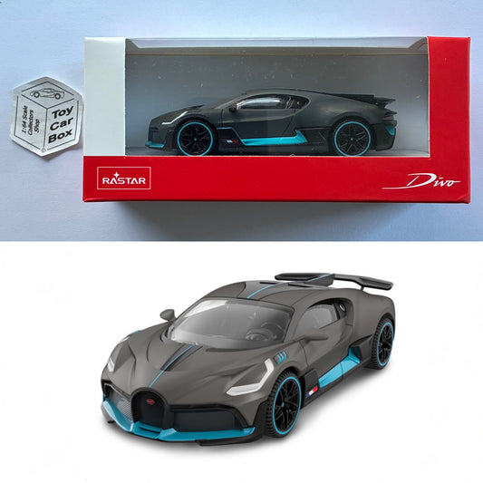 RASTAR 1/43 - Bugatti Divo (Grey - Unopened Boxed) D55g