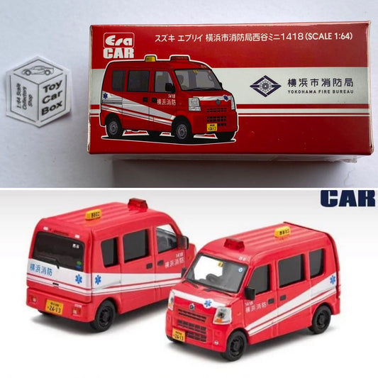 ERA CAR - Suzuki Every (1:64 Scale - Yokohama Fire Bureau - Boxed) K76