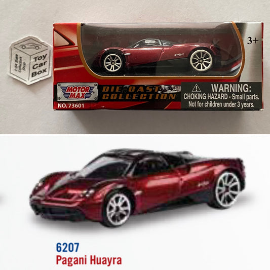 MOTORMAX - Pagani Huayra (Red - 3” Series / 1:64* - Boxed) B48g
