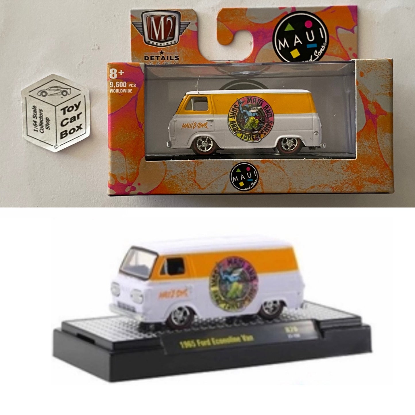 M2 MACHINES - 1965 Ford Econoline Van (Maui & Sons - Auto Gassers R70) L92g