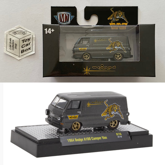 M2 MACHINES - 1964 Dodge A100 (Weiand - Detroit Muscle R76 - 1/64) L92g