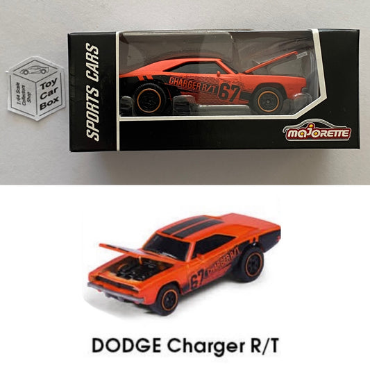 MAJORETTE - Dodge Charger R/T (Orange - Sports Cars Box) 1/64 Scale* - D72