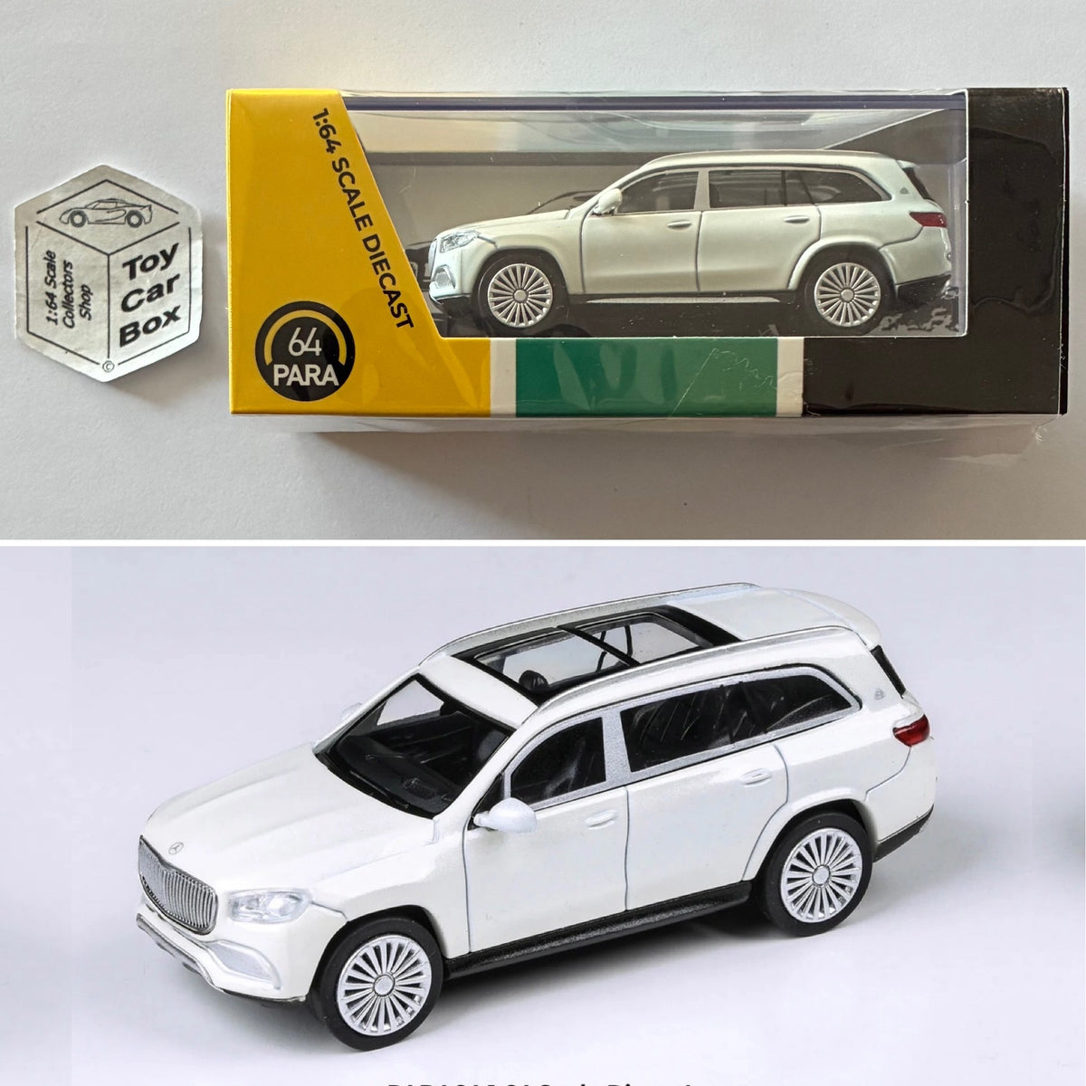 PARA64 - Mercedes-Maybach GLS 600 (White - 1/64 Scale - Boxed) P50g
