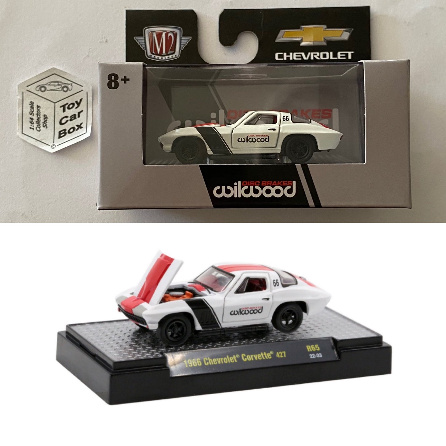 M2 MACHINES - 1966 Chevy Corvette 427 (Wilwood Brakes - Detroit Muscle R65) L92g