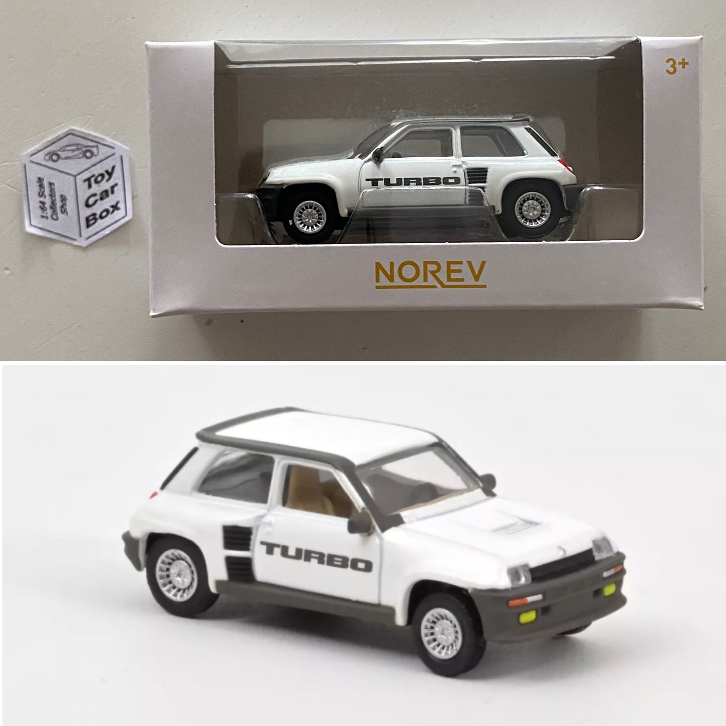 NOREV 1:64 Scale* - 1981 Renault 5 Turbo (Pearl White - Boxed) G27g