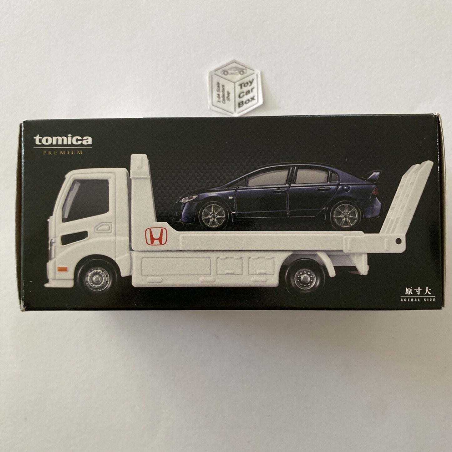 TOMICA Premium Transporter - Honda Civic FD2 Type R & Flatbed (Boxed) U13