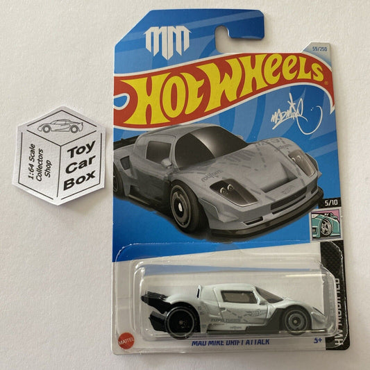 2024 HOT WHEELS #59 - Mad Mike Drift Attack (#5 HW Modified - Long Card) Z75