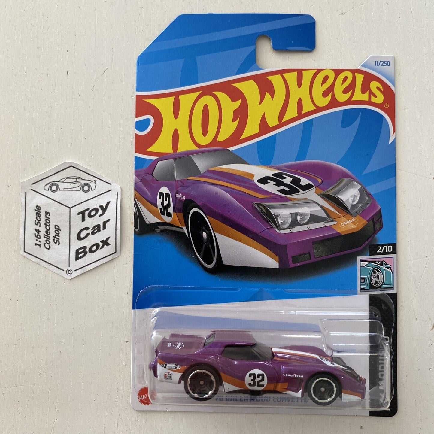 2024 HOT WHEELS #11 - ‘76 Chevy Greenwood Corvette (Purple #2 HW Modified) Z68