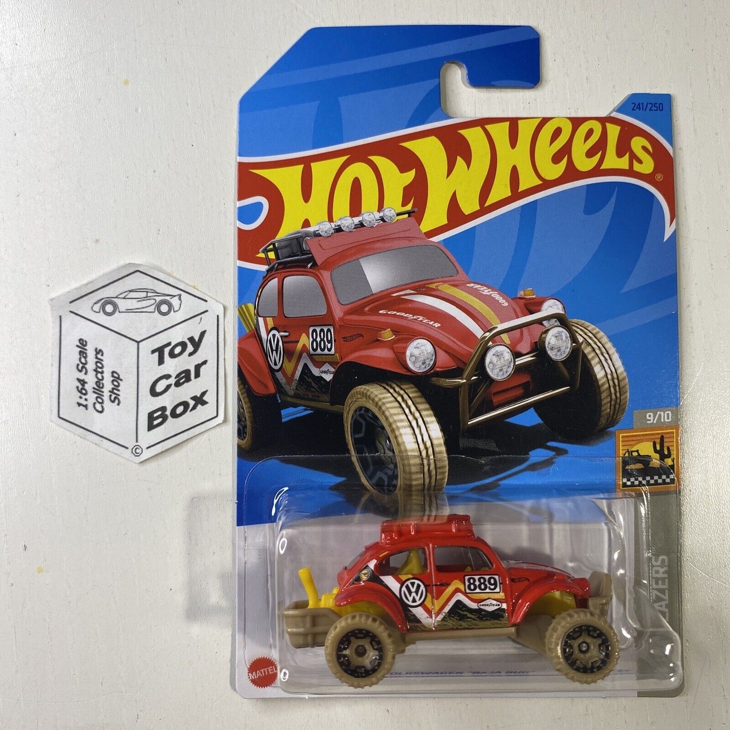 2023 HOT WHEELS #241 - Volkswagen Baja Bug (Case Q Treasure Hunt -Long Card) A80