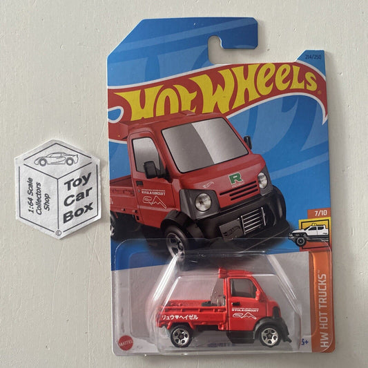 SALE - 2023 HOT WHEELS #214 - Mighty K (Red #7 HW Hot Trucks - Long Card) A80
