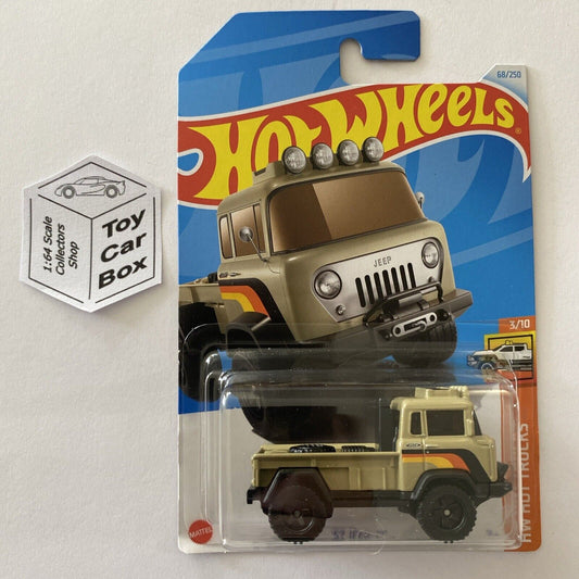 2024 HOT WHEELS #68 - ‘57 Jeep FC Truck (Brown #3 HW Hot Trucks - Long Card) Z75