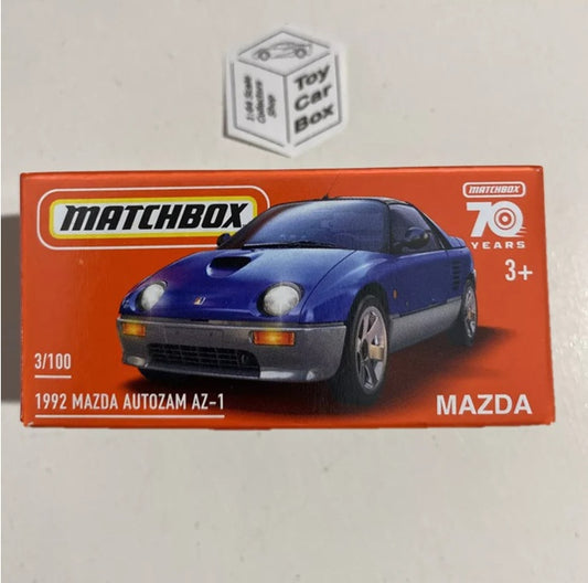 2023 MATCHBOX #3 - 1992 Mazda Autozam AZ-1 (Blue - Power Grab ) Z0
