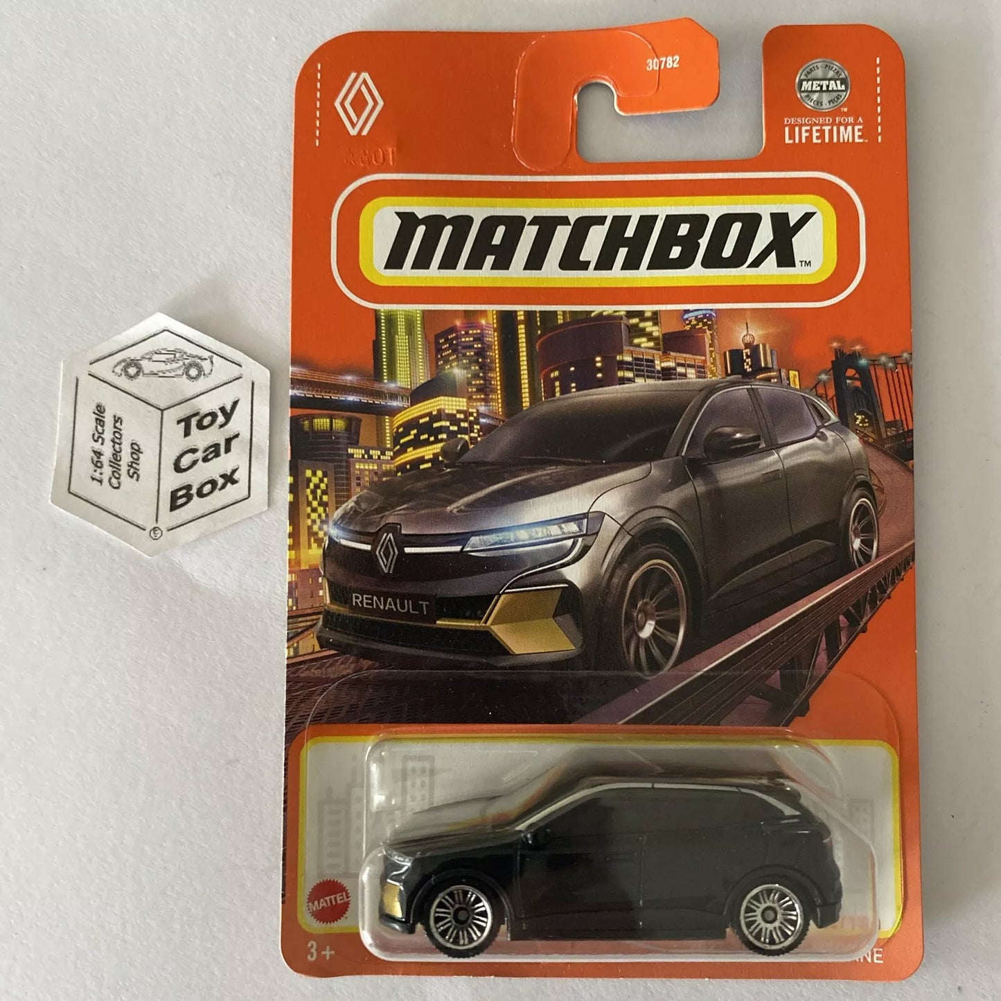 2024 MATCHBOX #82 - 2022 Renault Megane (Black - Long Card) B00