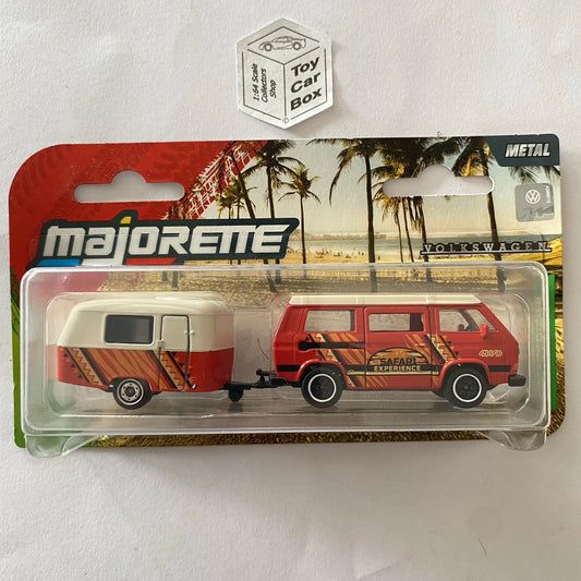 MAJORETTE Trailers - Volkswagen T3 Camper & Caravan (Safari Experience) H79