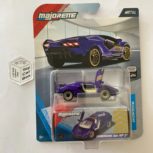 MAJORETTE Lamborghini Sian FKP 37 (Purple - Deluxe 1/64* - Collectors Box) G69