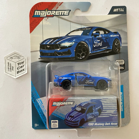 MAJORETTE Ford Mustang Dark Horse (Blue - Deluxe 1/64* - Collectors Box) G69