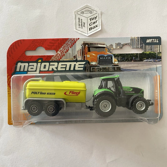 MAJORETTE Trailers - Deutz-Fahr 9340 & Fliegl Polyline Trailer - 1/64* - H46