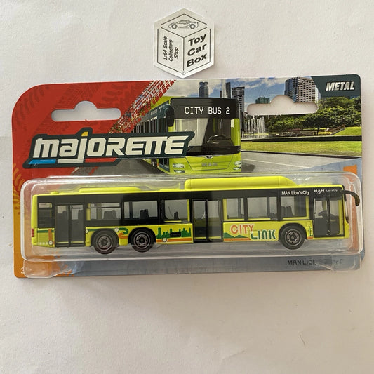MAJORETTE - MAN Lion S City C Bus (Yellow ‘City Link’ - New) H79
