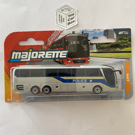 MAJORETTE - MAN Lions Coach L (Silver ‘Police’ Bus) H79