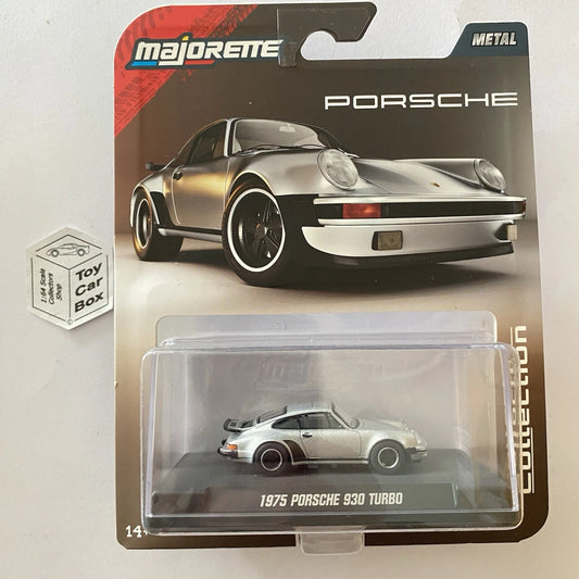 MAJORETTE - ‘75 Porsche 930 Turbo (Collection -True 1:64 & Show Box -Silver) I89