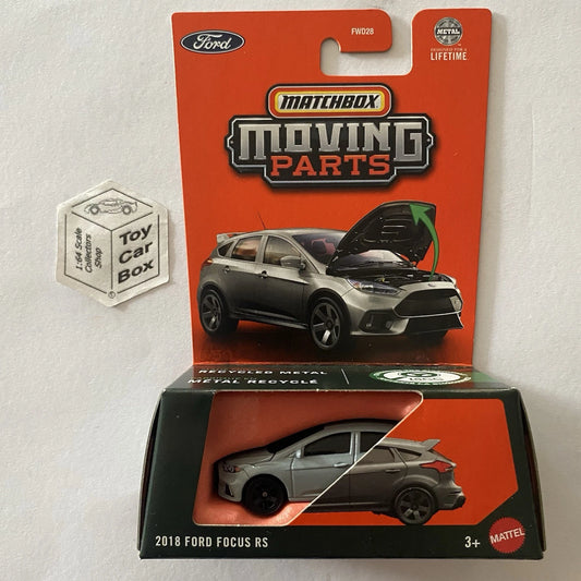 2025 MATCHBOX Moving Parts - 2018 Ford Focus RS (Grey #6 Opening Hood) F00