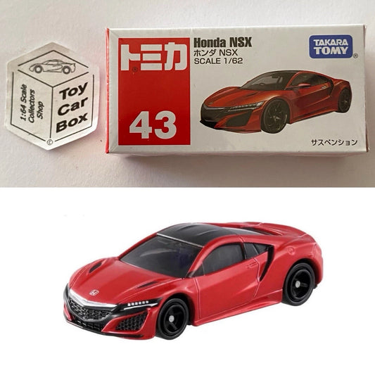 TOMICA Regular #43 - Honda NSX (Red - 1/62 - Sealed Box) E50g