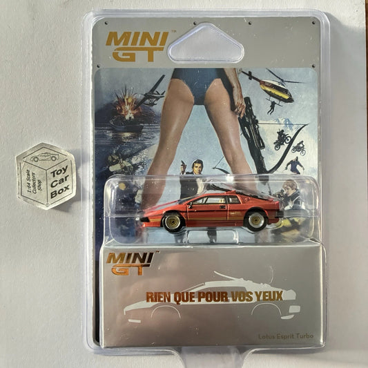 Mini GT - Lotus Esprit Turbo (James Bond 1:64 - For Your Eyes Only / French) Tg