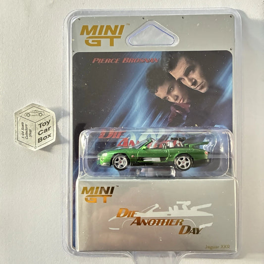 Mini GT - Jaguar XJR (Green - James Bond 1:64 - Die Another Day - English) Tg