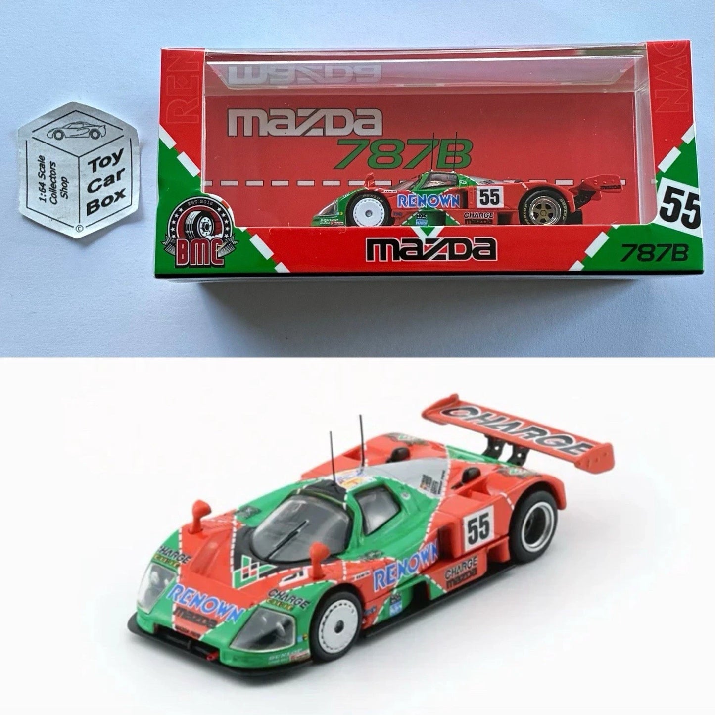 BM CREATIONS - Mazda 787B - 1991 24hr Of Le Mans Winner #55 (HK Edition) O16g