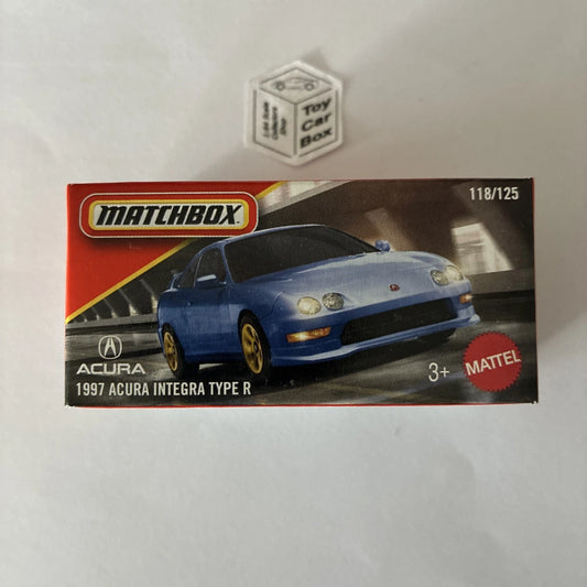 2026 MATCHBOX #118 - 1997 Acura Integra Type R (Blue - Power Grab - Unopened) C50