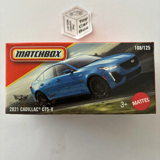 2026 MATCHBOX #108 - 2021 Cadillac CT5-V (Blue - Power Grab - Unopened) C50