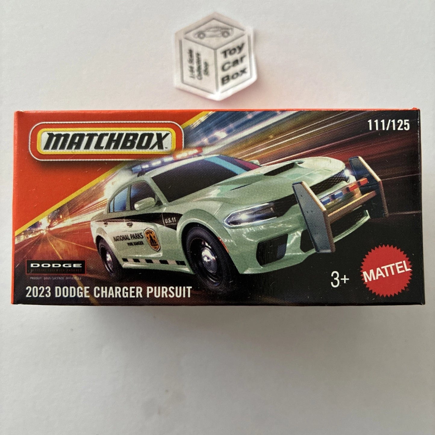 2026 MATCHBOX #111 - 2023 Dodge Charger (National Parks Deco - Power Grab) C50