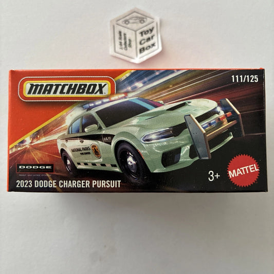 2026 MATCHBOX #111 - 2023 Dodge Charger (National Parks Deco - Power Grab) C50