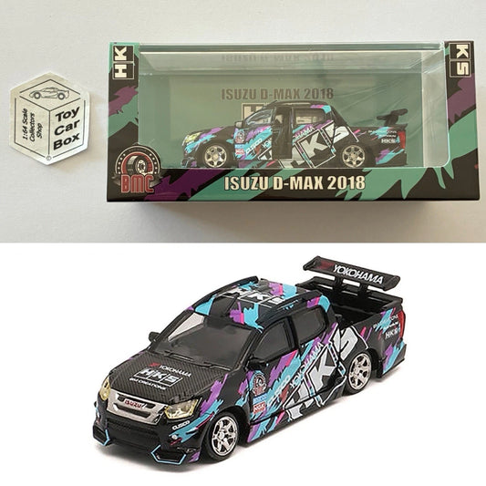 BM CREATIONS - 2018 Isuzu D-Max (1:64 Scale - Low Rider HKS - RHD) Og