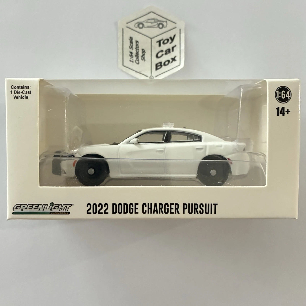 GREENLIGHT - 2022 Dodge Charger (White Police Car - Hot Pursuit Special) J45g