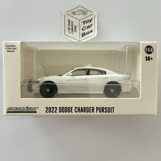 GREENLIGHT - 2022 Dodge Charger (White Police Car - Hot Pursuit Special) J45g